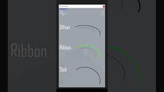 Offset vs Ribbon vs Slab - Rhino Tutorial #design #architecture #3dmodeling #rhino3d