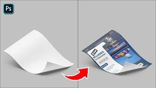 Photoshop Hacks: Create Impressive Curved Paper Mockup Posters