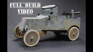 ICM 1/35 Model T RNAS Armoured Car, Full Build Video