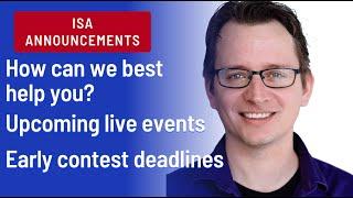 How Can We Best Help Writers? ISA Announcements