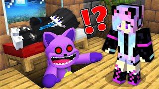 Why SCARY CATNAP Dragged Me and Sister UNDER THE BED in Minecraft?