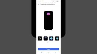 vivo y21 face lock animation setting