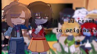 ||Naj au react to originals || GC x UTAU || Ame/Ukr|| 1 / 5 [Frisk / Muffet || By _HEY_ITZ KILLZ_ ||