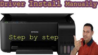 How To Install Drivers Printer and Scanner Manually Epson L3100, L3110, L3115, L3116, L3150, L3156