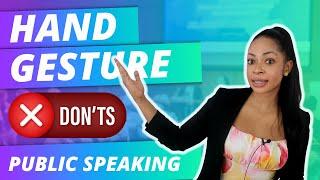 Hand Gestures For Public Speaking