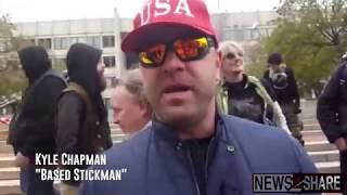 Interview: "Based Stickman" Kyle Chapman at Boston Rally for the Republic