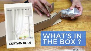 What's in the Box ? | Curtain Rods