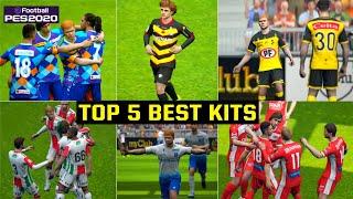 TOP 5 BEST KITS ( NO PATCH ) PES 2020 MOBILE