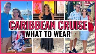 WHAT I WORE EACH DAY ON A CARIBBEAN CRUISE: Embarkation, Daywear & Formal Night Cruise Outfits