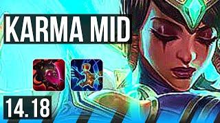 KARMA vs VLADIMIR (MID) | 68% winrate, 4/3/16 | EUW Diamond | 14.18