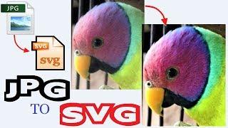 JPG to SVG | How to convert JPEG Image into SVG Vector File Format Online