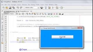 Java Swing Tutorial 3  how to create Button and using ActionListener