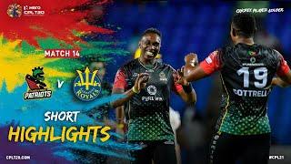 Highlights | St Kitts & Nevis Patriots vs Barbados Royals | CPL 2021