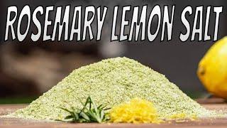 How To Make Rosemary Lemon Salt Recipe l How To Make Herb Infused Salt For Chicken Herb Salt #Shorts