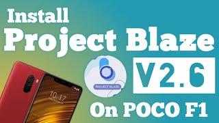 Install Project Blaze v2.6 For POCO F1 Android 13 Custom ROM #pocof1 #customrom #android13