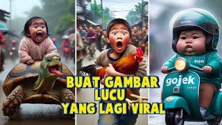 Tutorial cara membuat gambar lucu yang lagi viral menggunakan bing image creator#bingimagecreator