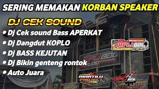 KUMPULAN DJ CEK SOUND BASS PALING SERING MENELAN KORBAN SPEAKER