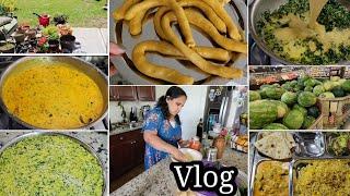 Brunch to Dinner routine vlog| Must try Korhimbir vadi, Gatte ki sabji &corn rice recipes