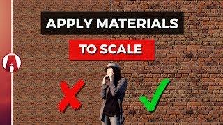 How to Apply Materials to SCALE | Vray for Sketchup