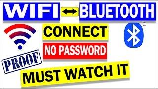 How To Connect WIFI without Password Via BLUETOOTH | NO ROOT