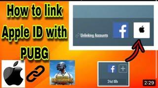 How To Link Pubg Id with Apple Id || How to connect pubg id with iPhone Id