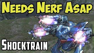 War Robots Shocktrain Gameplay Test on Haechi - Needs Nerf ASAP