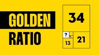 How to Use the Golden Ratio in Graphic Design! 