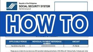 How to Print SSS PRN Payment Reference Number