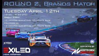 EXILED Virtual Motorsports | Season 9 #BrandsHatch | Rounds 2 & 3 🟢🟢🟢🟢🟢🟢