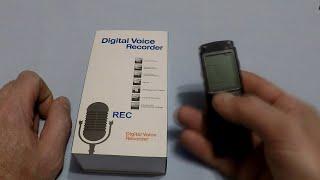 обзор диктофона Digital Voice Recorder  с алиэкспресс