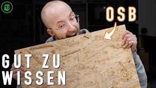 DAS spricht gegen OSB in der WERKSTATT! | Plattenwerkstoffe einfach erklärt | Jonas Winkler