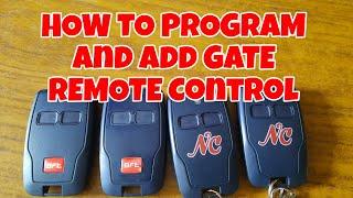 HOW TO ADD and PROGRAM GATE REMOTE CONTROL @KuyaDee23 #gateremote #remote #remotecontrol