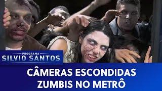 Zumbis no Metrô (Subway Zombie Prank) - Câmeras Escondidas (29/03/15)