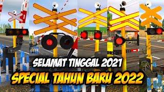 Spesial Tutup Tahun 2021 Kompilasi Perlintasan Kereta Api Sepanjang Tahun 2021 Final Part - Eps 187