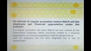 MACP (MODIFIED ASSURED CAREER PROGRESSION SCHEME)