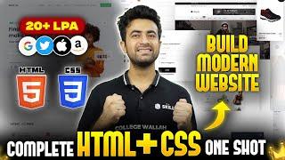 HTML & CSS Full Course:  Beginners to Pro 2024 | 3 Mini Projects Included  Web Development Course