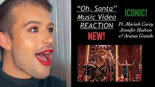 "OH, SANTA!" MARIAH CAREY REACTION // Ft. ARIANA GRANDE & JENNIFER HUDSON // A Double Whistle?!?!