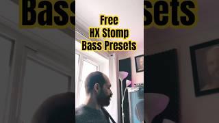 Free HX Stomp Bass Presets - Subscribe for Free Preset Packs #hxstomp #presets #basseffects