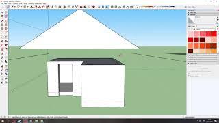 Мини урок как разделить цельною модель на 2 части в  SketchUp! (просто и без плагинов!)