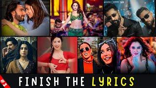 2024's HOTTEST Bollywood Hits Lyrics Challenge! | Finish The Lyrics Challenge