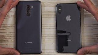 Pocophone F1 vs iPhone X - Speed Test! What Will Happen?!