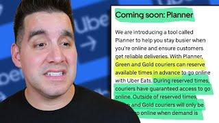 Uber Eats Drivers Can No Longer Drive Anytime (NEW Planner Tool)