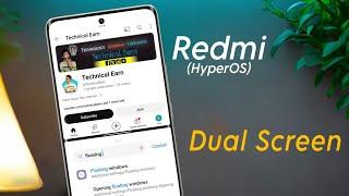 How to Split Screen in Redmi Phone (HyperOS) | Redmi Phone me Dual Screen Kaise Kare