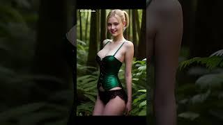 4K AI ART LookBook - Lady of the forest ‐ FASHION SHOW - 森の貴婦人 ~ 숲의 여인 ~#aibeauty #aiart #ailady