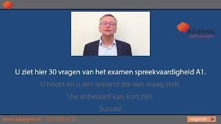 EXAMENTRAINER A1 - Spreken - 30 vragen - set 1 (2025)