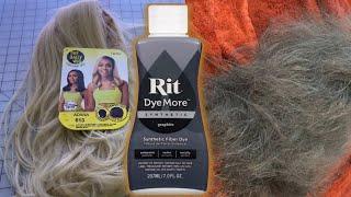   HOW TO DYE A SYNTHETIC WIG & MY DISASTER! ft Rit Dyemore and some Outre wigs