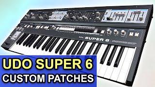 UDO SUPER 6 -- 64 Custom Patches, Sounds & Soundset | Synthesizer Demo