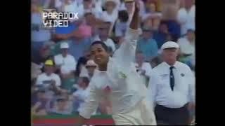 Paul Adams bowling Vs India 4 wickets 3rd Test The Wanderers Johannesburg 1997