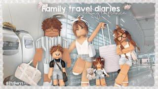⋆·˚ . *┊ Family Travel Diaries┊morning flight, getting to the airport, packing   ,.*