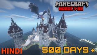 I SPENT 500 DAYS BUILDING THE BEST DETAILED MEDIAEVAL CASTLE || MINECRAFT HARDCORE